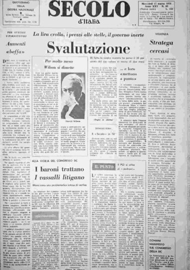 mercoledì 17 marzo 1976