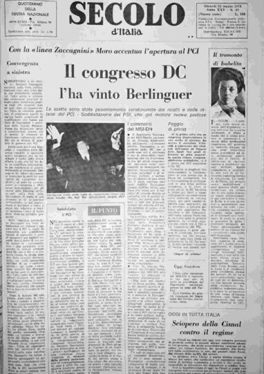 giovedì 25 marzo 1976