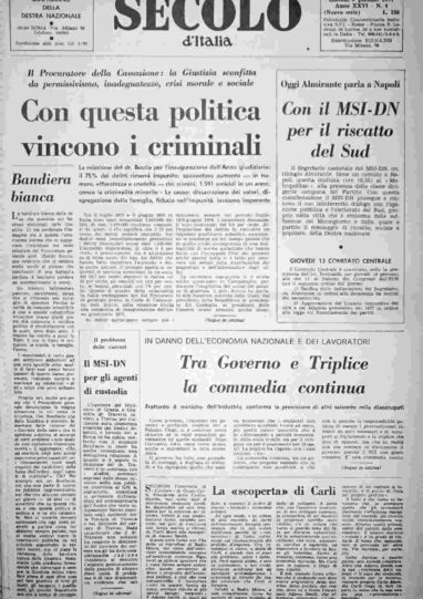 giovedì 6 gennaio 1977