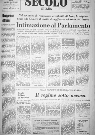 sabato 8 gennaio 1977