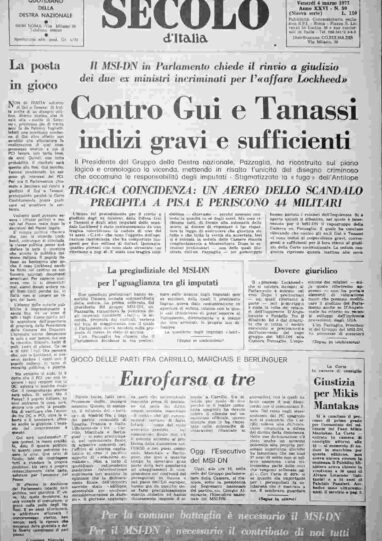 venerdì 4 marzo 1977