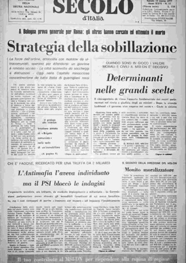 sabato 12 marzo 1977