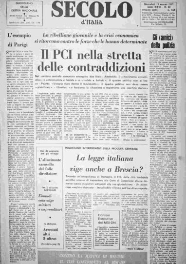 mercoledì 16 marzo 1977