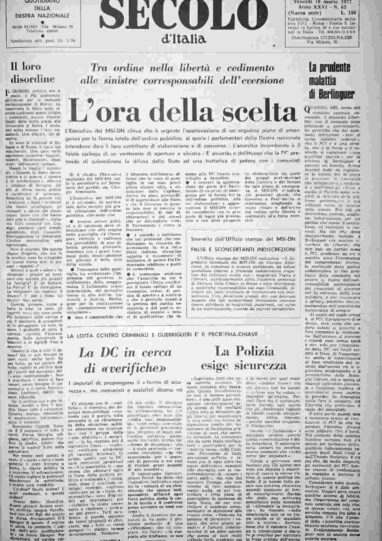 venerdì 18 marzo 1977