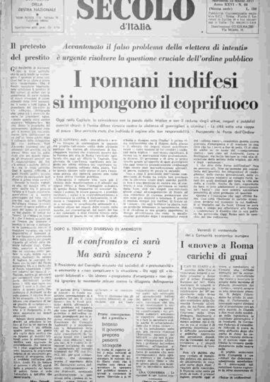 mercoledì 23 marzo 1977