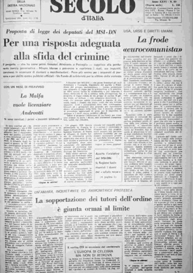 sabato 26 marzo 1977