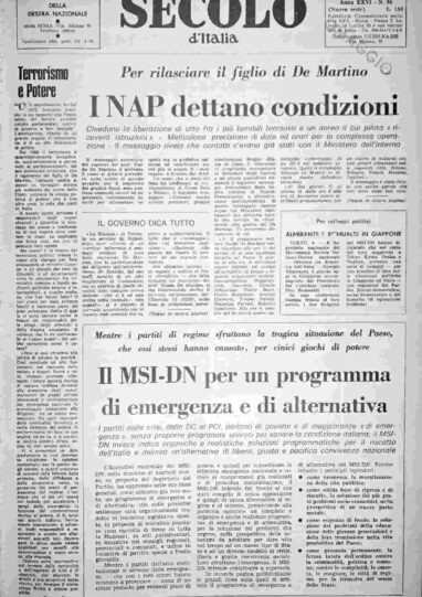 sabato 9 aprile 1977