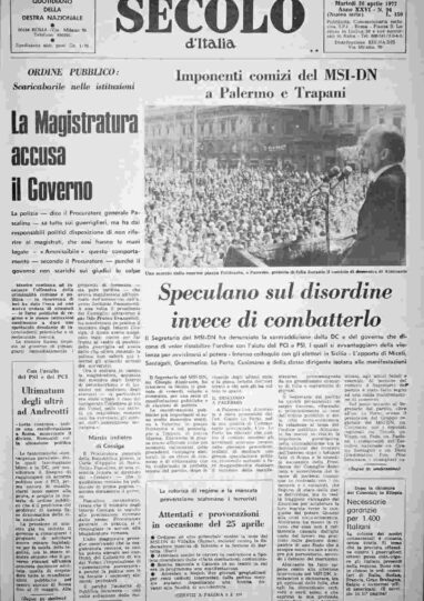 martedì 26 aprile 1977