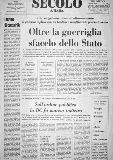 sabato 30 aprile 1977