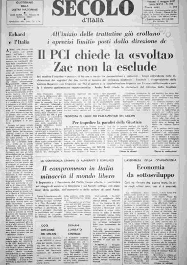 venerdì 6 maggio 1977
