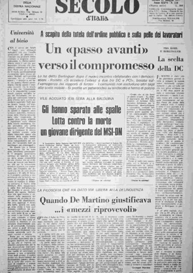 sabato 21 maggio 1977