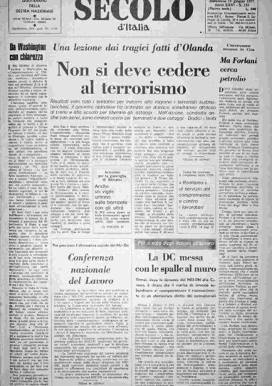 domenica 12 giugno 1977
