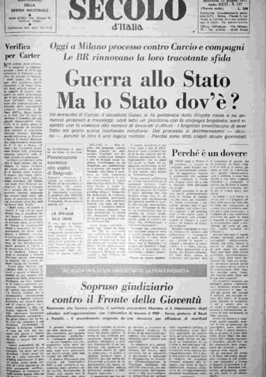 mercoledì 15 giugno 1977