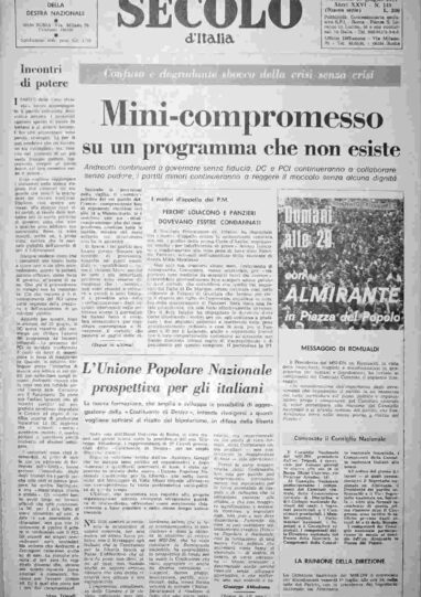 mercoledì 29 giugno 1977