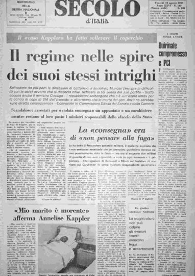 venerdì 19 agosto 1977