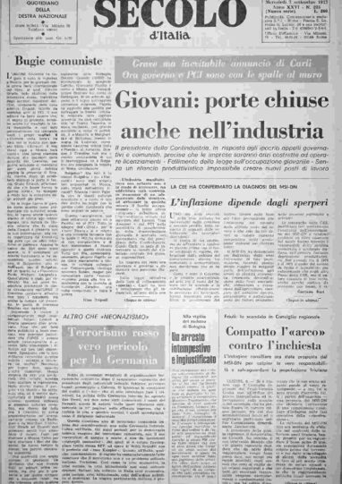 mercoledì 7 settembre 1977
