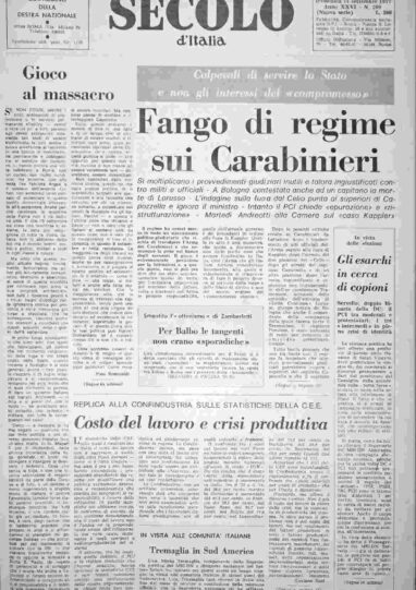 domenica 11 settembre 1977