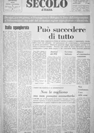 venerdì 23 settembre 1977