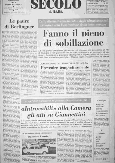 domenica 25 settembre 1977