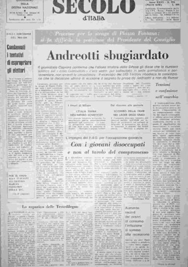 giovedì 29 settembre 1977