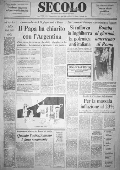 giovedì 27 maggio 1982