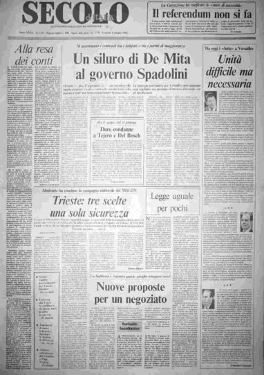 venerdì 4 giugno 1982