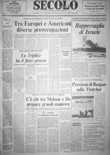 sabato 5 giugno 1982