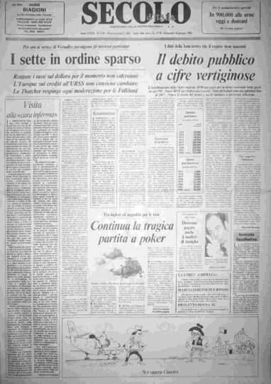 domenica 6 giugno 1982