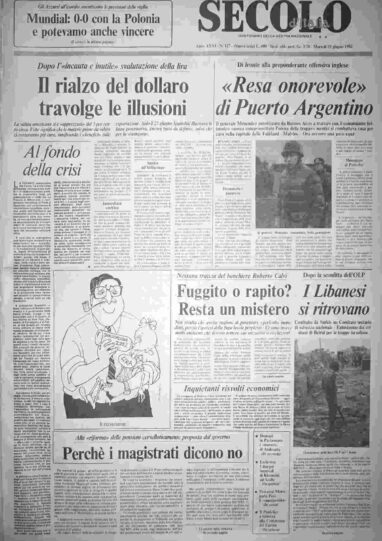 martedì 15 giugno 1982