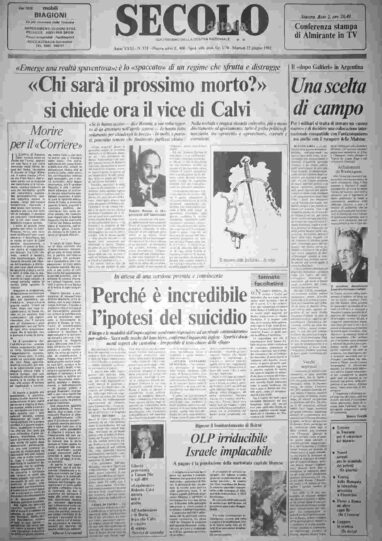 martedì 22 giugno 1982