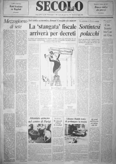 giovedì 22 luglio 1982