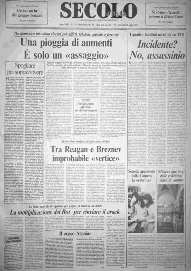 mercoledì 28 luglio 1982