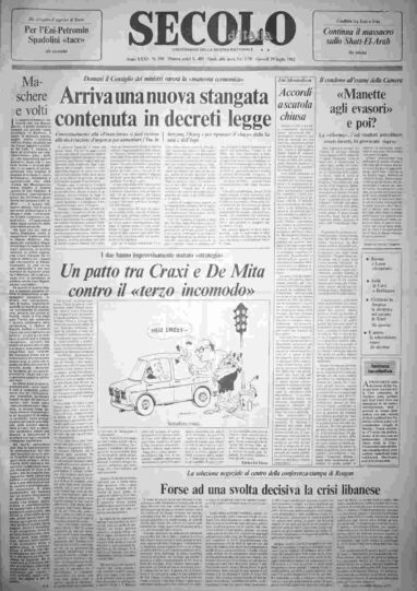 giovedì 29 luglio 1982