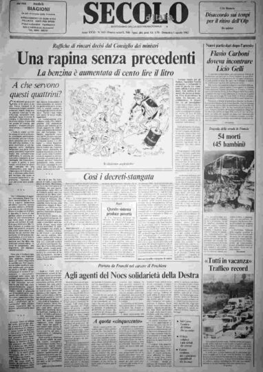 domenica 1 agosto 1982