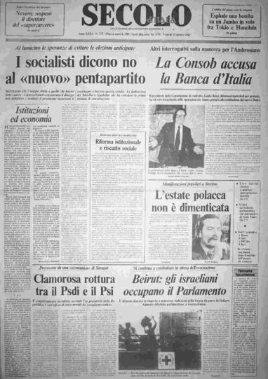venerdì 13 agosto 1982