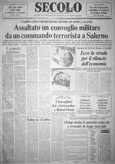 venerdì 27 agosto 1982