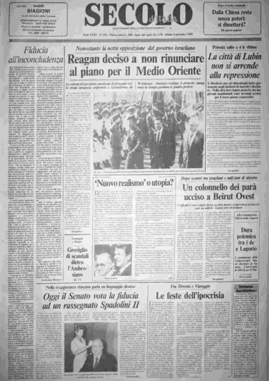 sabato 4 settembre 1982