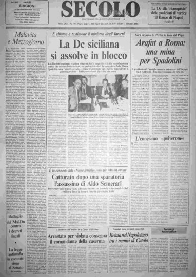 sabato 11 settembre 1982