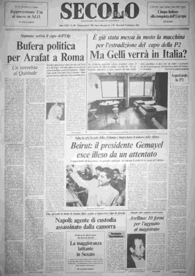 mercoledì 15 settembre 1982