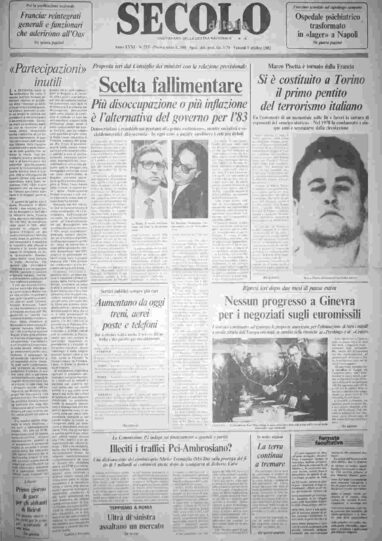 venerdì 1 ottobre 1982