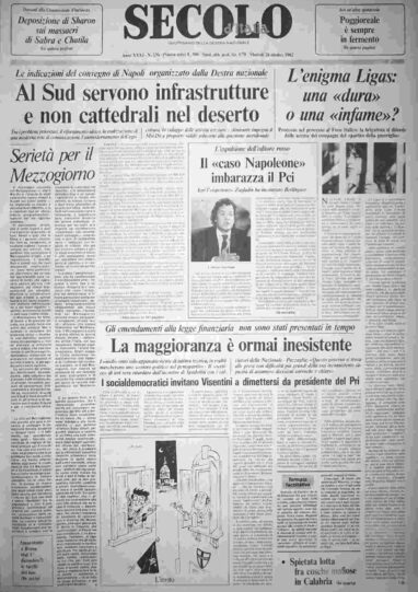 martedì 26 ottobre 1982