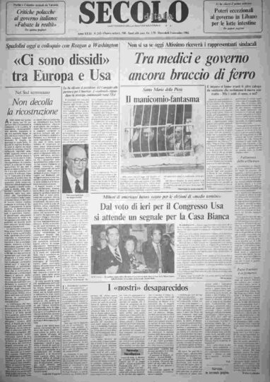 mercoledì 3 novembre 1982