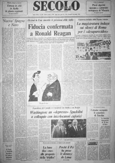 giovedì 4 novembre 1982