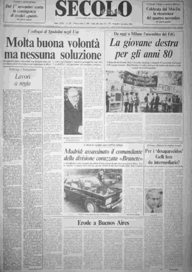 venerdì 5 novembre 1982