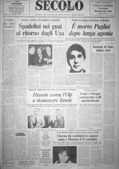 sabato 6 novembre 1982