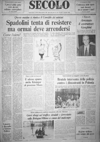 giovedì 11 novembre 1982