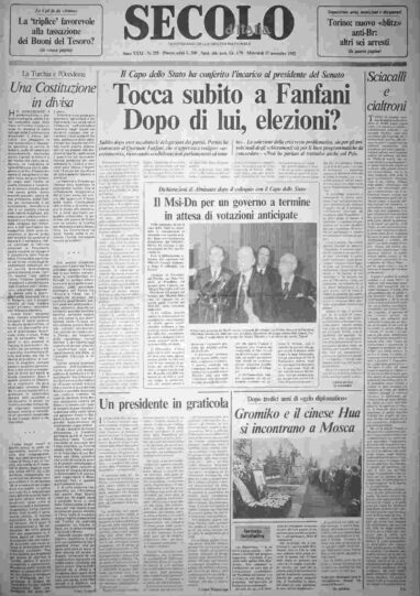 mercoledì 17 novembre 1982
