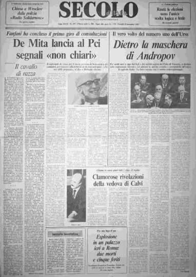venerdì 19 novembre 1982