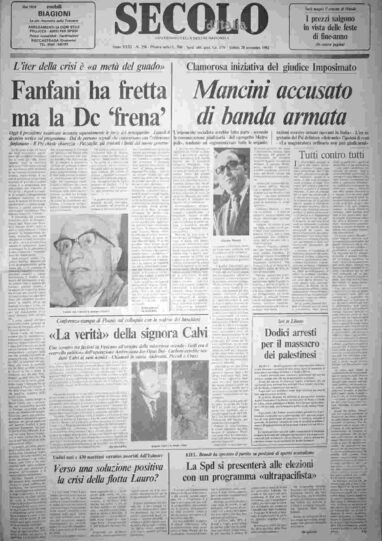 sabato 20 novembre 1982