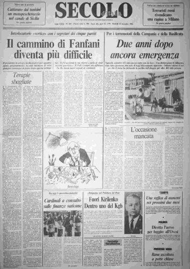martedì 23 novembre 1982